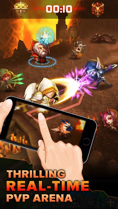 Изображение игры: Heroes Tactics: PvP Strategy Game