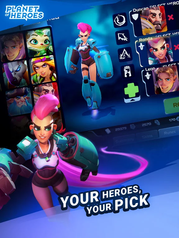 Изображение игры: Planet of Heroes