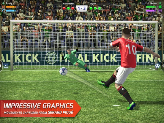 Изображение игры: Final Kick: The best penalty free kick game