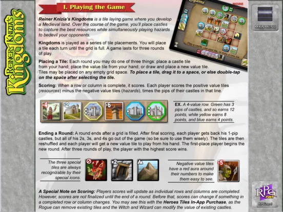 Изображение игры: Reiner Knizia's Kingdoms