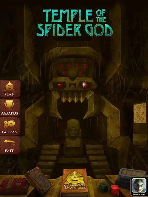 Изображение игры: Gamebook Adventures 7: Temple of the Spider God