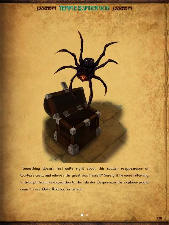 Изображение игры: Gamebook Adventures 7: Temple of the Spider God