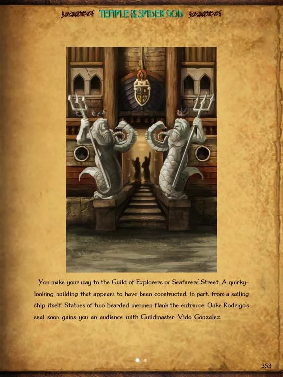 Изображение игры: Gamebook Adventures 7: Temple of the Spider God