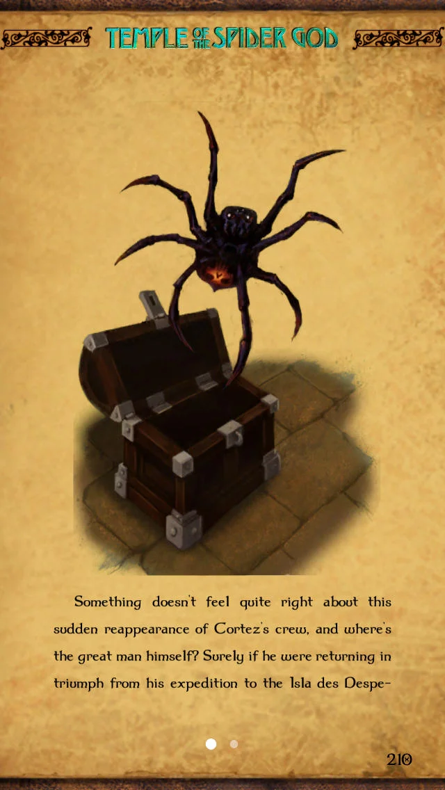 Изображение игры: Gamebook Adventures 7: Temple of the Spider God