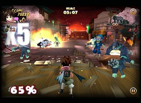 Изображение игры: Zombie Panic in Wonderland Plus