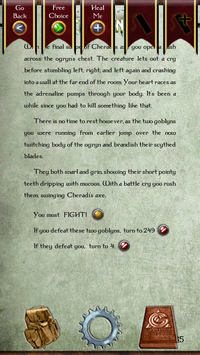Изображение игры: Gamebook Adventures 2: The Siege of the Necromancer