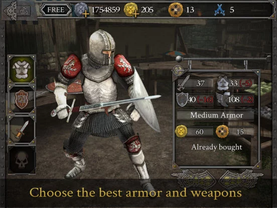 Изображение игры: Knights Fight: Medieval Arena