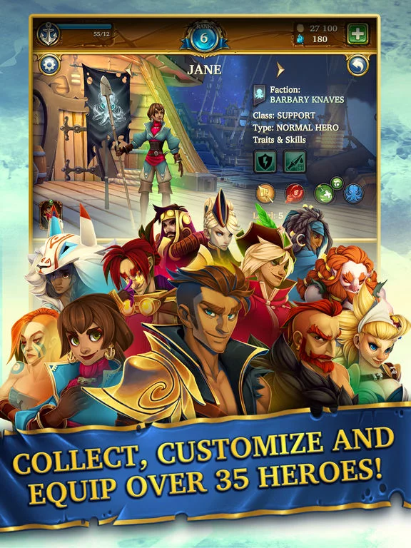 Изображение игры: Saber's Edge - Puzzle RPG