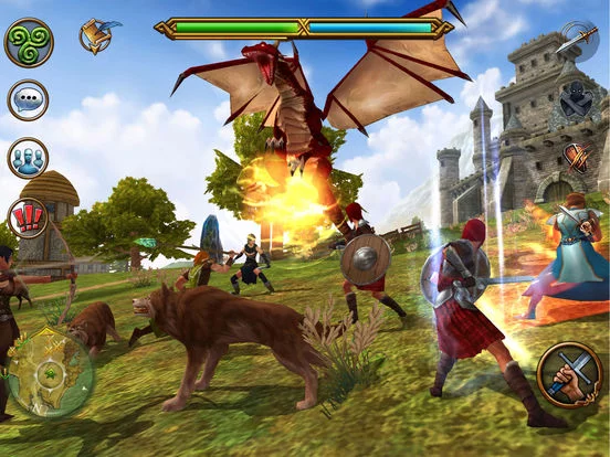 Изображение игры: 3D MMO Celtic Heroes