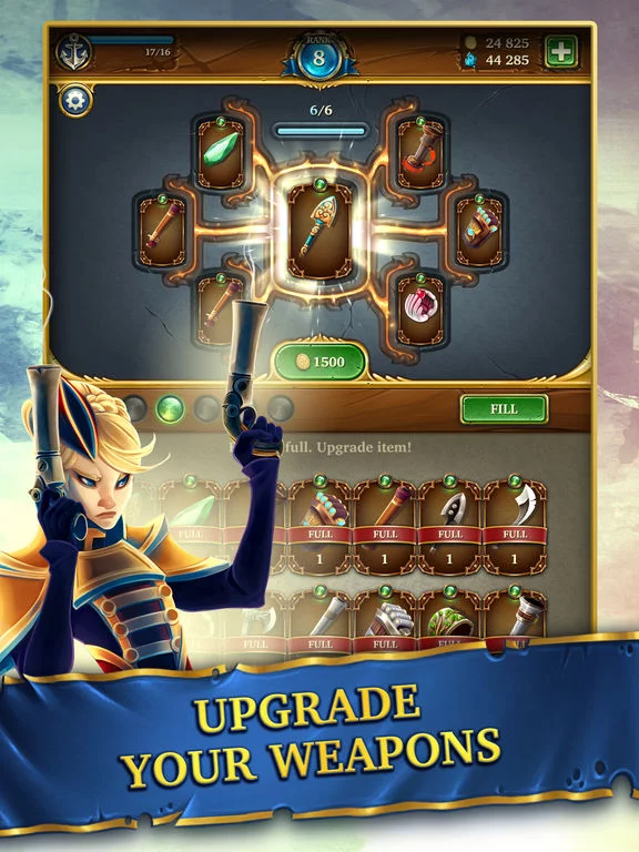Изображение игры: Saber's Edge - Puzzle RPG