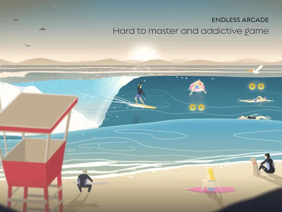 Изображение игры: Go Surf - The Endless Wave Runner