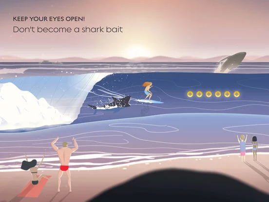 Изображение игры: Go Surf - The Endless Wave Runner