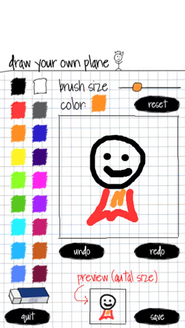 Изображение игры: A Doodle Flight - Draw/Import your own plane!