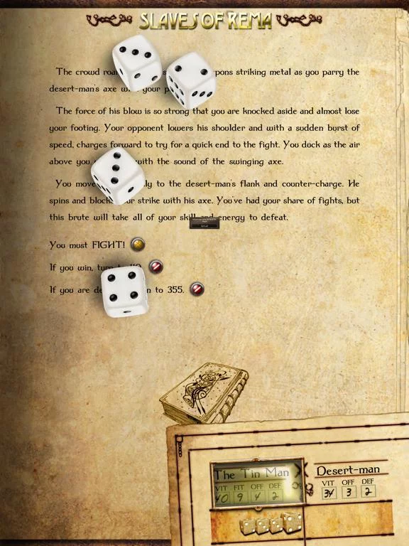 Изображение игры: Gamebook Adventures 3: Slaves of Rema