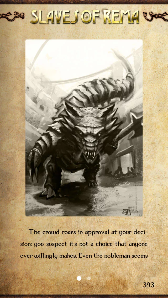 Изображение игры: Gamebook Adventures 3: Slaves of Rema
