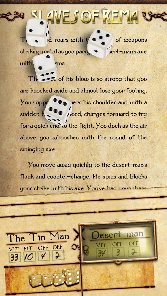 Изображение игры: Gamebook Adventures 3: Slaves of Rema