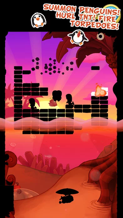 Изображение игры: Blowfish Meets Meteor: A Brick-Breaker Adventure