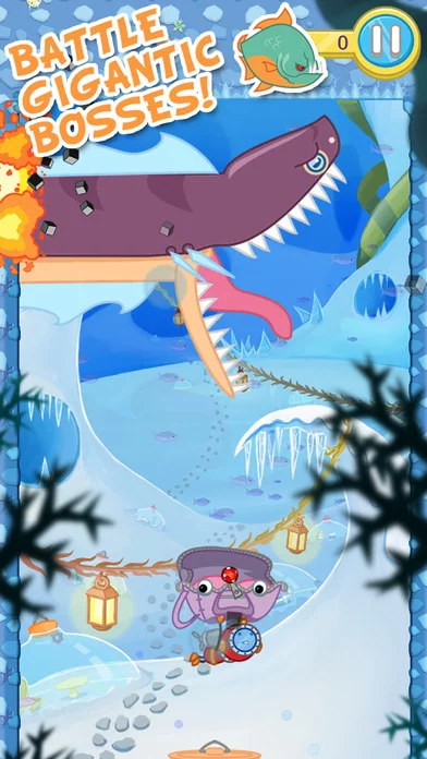 Изображение игры: Blowfish Meets Meteor: A Brick-Breaker Adventure