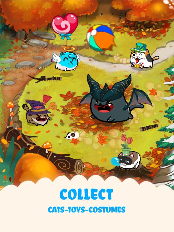 Изображение игры: Fancy Cats - Match 3 Puzzle & Kitty Dressup!