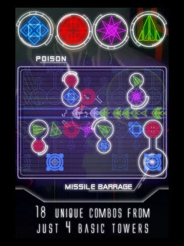 Изображение игры: 4Towers Onslaught: Combo TD