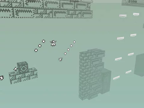 Изображение игры: 1-bit Ninja Remix Rush