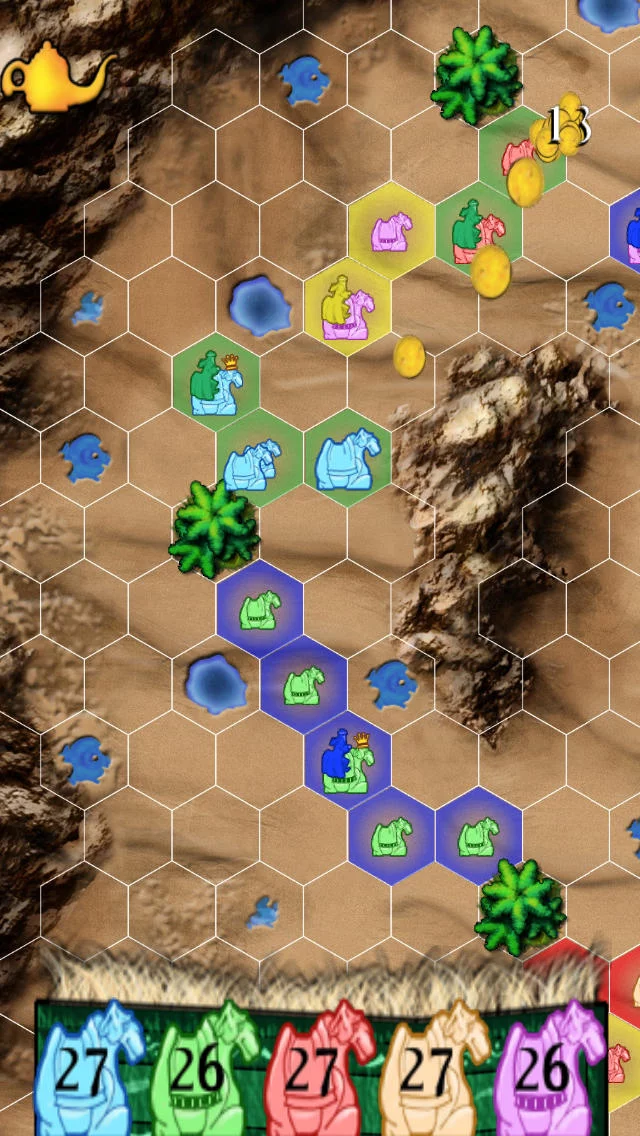 Изображение игры: Reiner Knizia's Through the Desert HD