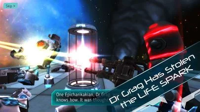 Изображение игры: Explodey: Sci-Fi Side Scroller
