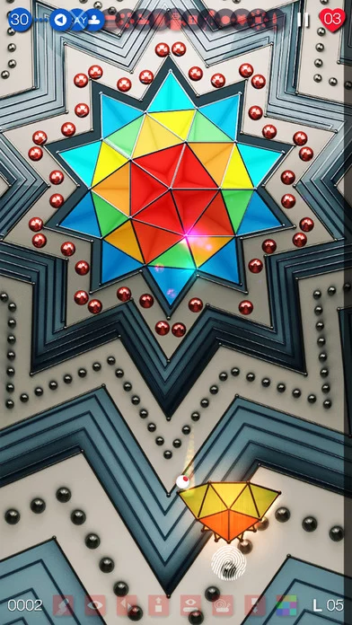Изображение игры: Impulse! - Break kaleidoscope of bricks! Superb retro brick breaker with modern rendered graphics.