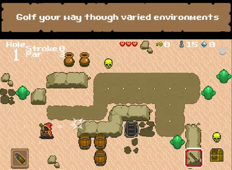 Изображение игры: Wizard Golf RPG