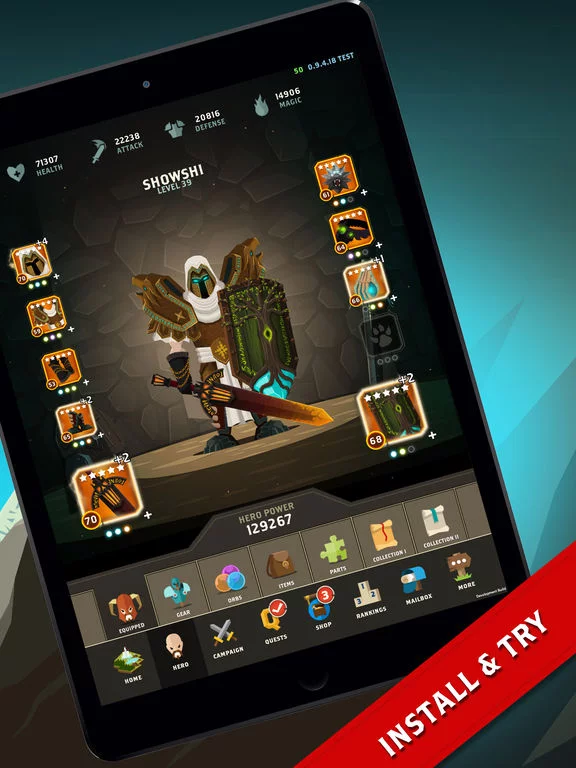 Изображение игры: Questland: Turn Based RPG (Fantasy Online Game)