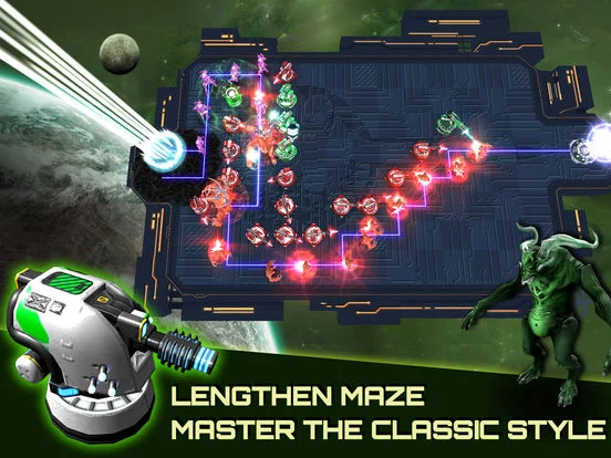 Изображение игры: Alien Demons TD: 3D Sci-fi Tower Defense Games