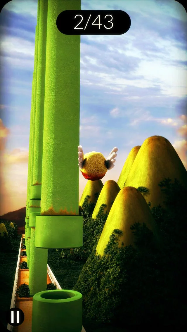 Изображение игры: Flappy, 3D