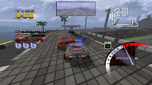 Изображение игры: 3D Pixel Racing