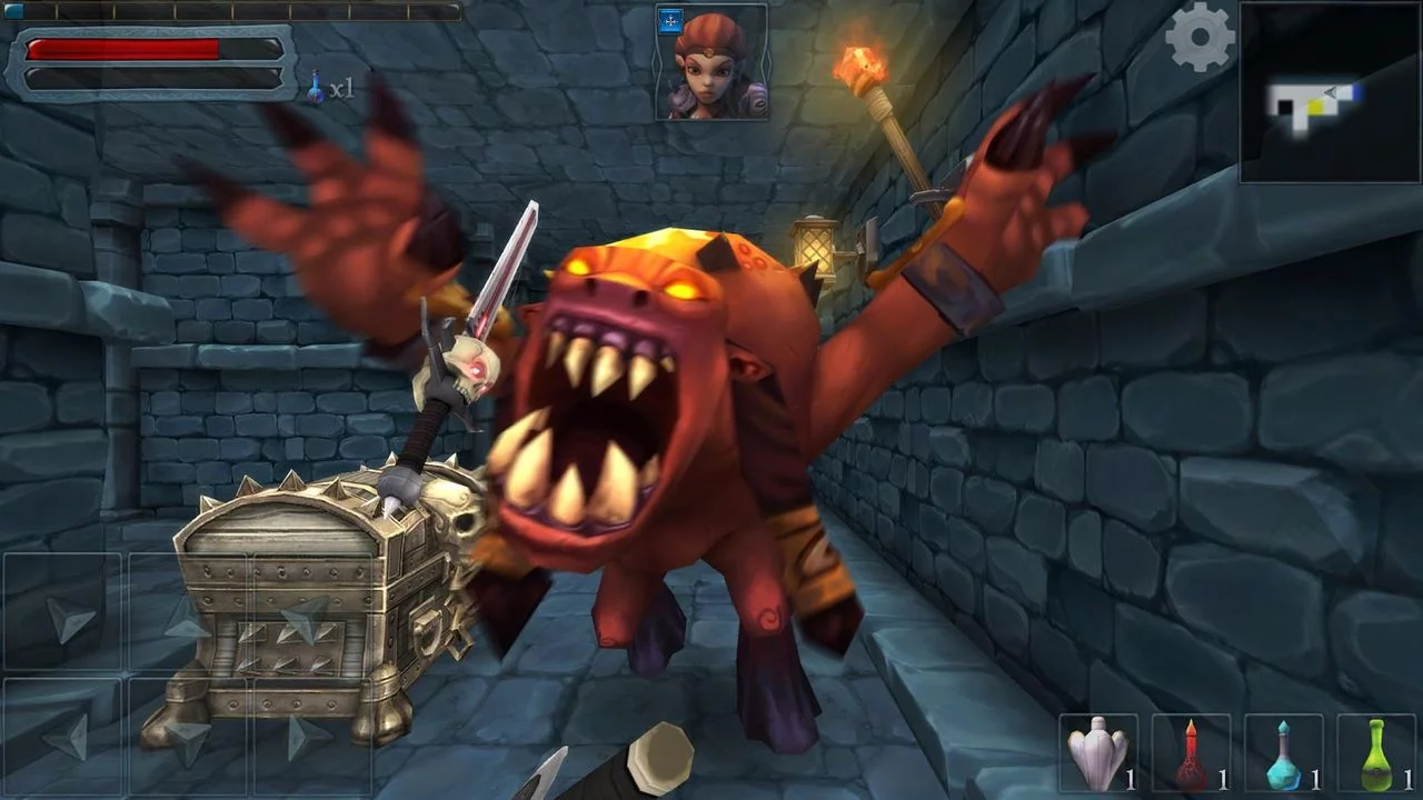 Изображение игры: Dungeon Hero RPG