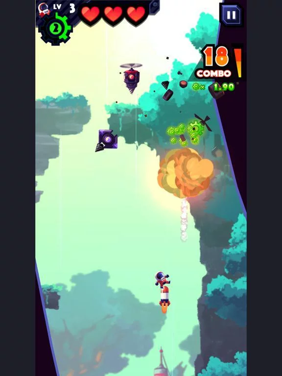 Изображение игры: Missileman