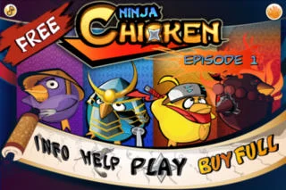 Изображение игры: Ninja Chicken Basic