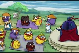 Изображение игры: Ninja Chicken Basic