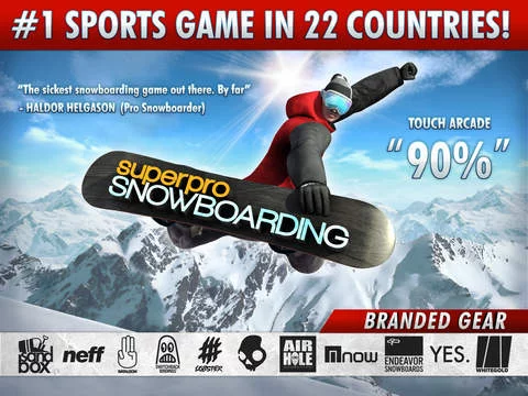 Изображение игры: SuperPro Snowboarding