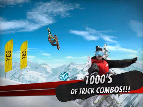 Изображение игры: SuperPro Snowboarding