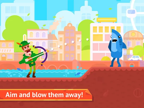Изображение игры: Bowmasters - Top Multiplayer Bowman Archery Games
