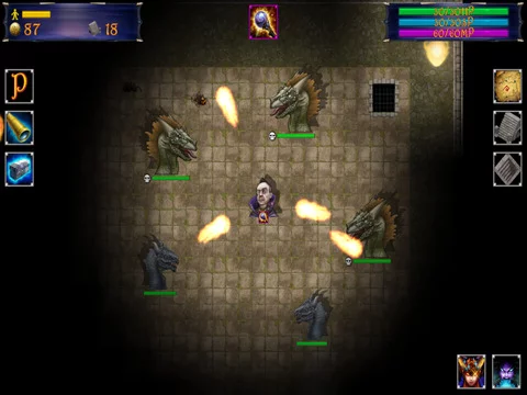 Изображение игры: Down In The Deep (roguelike)
