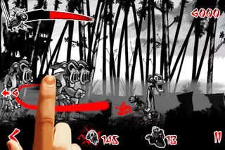 Изображение игры: Draw Slasher: Dark Ninja vs Pirate Monkey Zombies