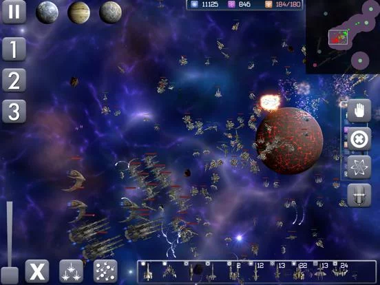 Изображение игры: Galactic Conflict RTS