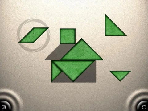 Изображение игры: TanZen HD - Relaxing tangram puzzles