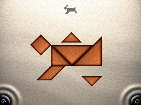 Изображение игры: TanZen HD - Relaxing tangram puzzles