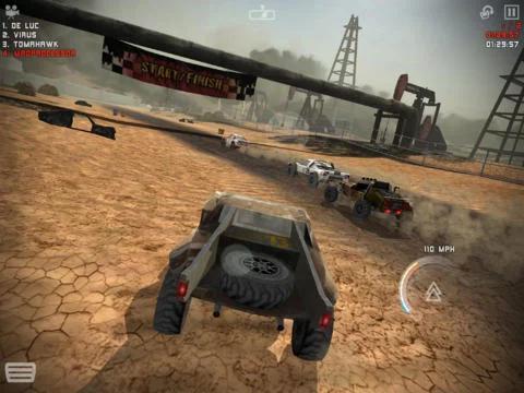 Изображение игры: Uber Racer 3D - Sandstorm