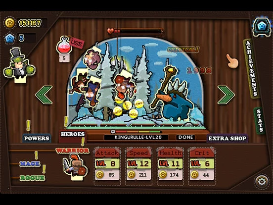 Изображение игры: Tap Heroes - Idle Clicker