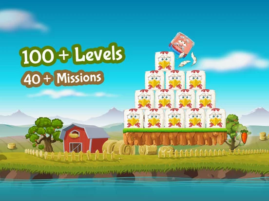 Изображение игры: Square Borne Farm Free - Fun Physics for Everyone!