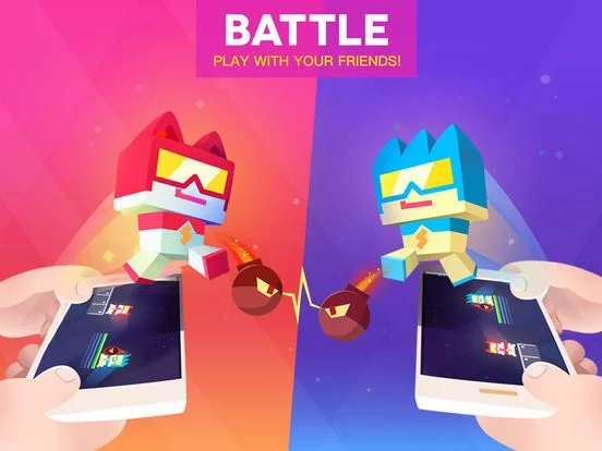 Изображение игры: Super Phantom Cat - Be a jumping bro.