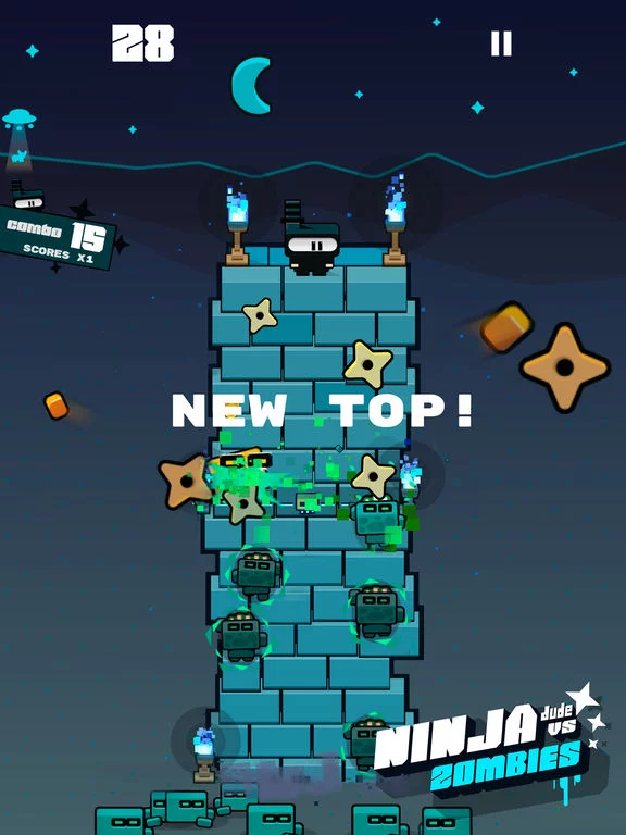 Изображение игры: Ninja Dude vs Zombies - endless tap 'n' slash zombie arcade game
